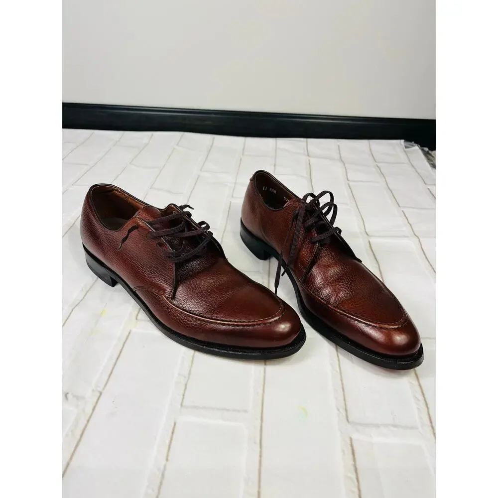 NEW Hanover men's brown leather dress shoes sz 11AAA